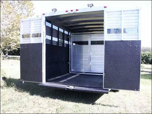 Half Ass Acres Miniature Donkey Farm's new trailer!